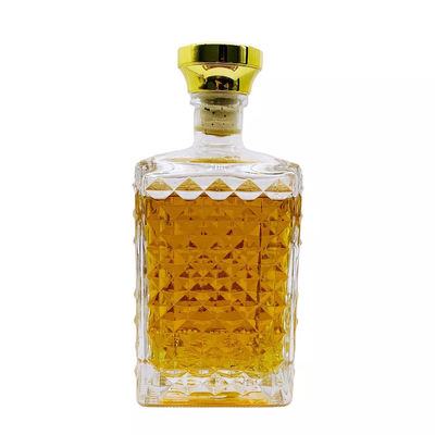 quality Lichaamsmateriaal Glasfles voor hoogwaardige gin vodka whisky Uniek ontwerp factory